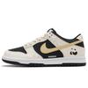 Dunk Panda Cheese A Low Top Skateboard Shoes Unisex Black White Yellow HF5441-100(Team62-A)