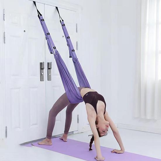 Yousheng Aerial Yoga Dehnseil Rückbeugehilfe Flexibilitätstrainer Rückenschmerzen Linderung Taille Bein Dehnband Yoga Pilates Ballett Gymnastik
