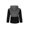 Under Armour Color Block Hooded Fleece Jacket Women jackets Gray 1345045-001