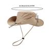 Summer Men's Sunshade Cap Waterproof Quick-drying Breathable Wide Brim Anti-UV Adjustable Outdoor Fishing Hiking Fisherman Hats