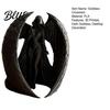 PLA Women Sculpture Winged Statue Dark Figurine Goddess 3D Printed Vintage Gothic Desktop Decoration for Home Office Living Room