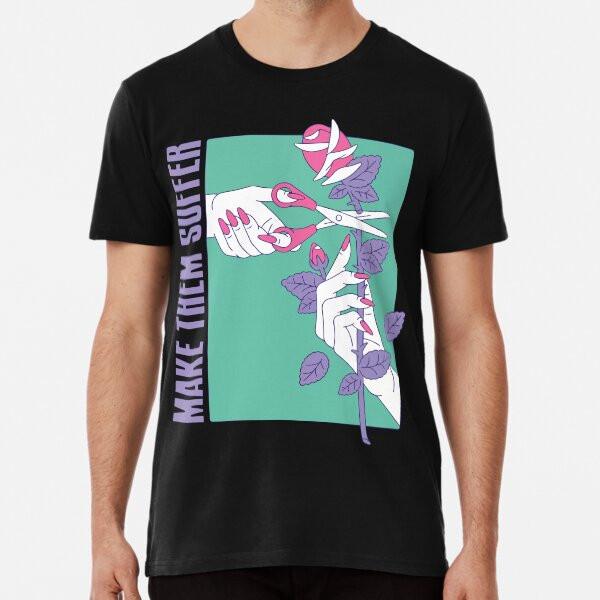 

Make Them Suffer Purple Rose TShirt Made in Australia Unisex T-Shirt S