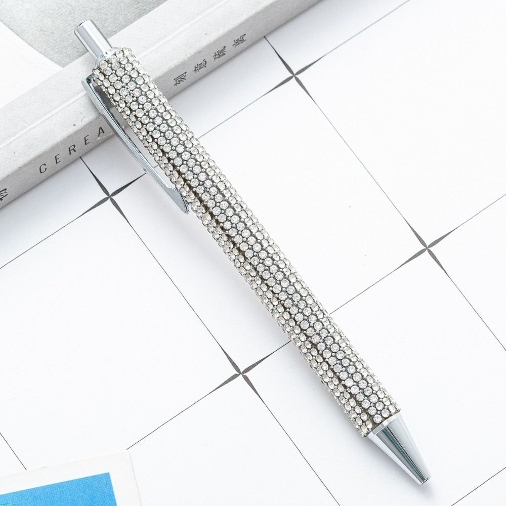 Retractable Crystal Bling Pen Crystal Bling Luxury Pen Rhinestone Ballpoint Pen  Students Teachers