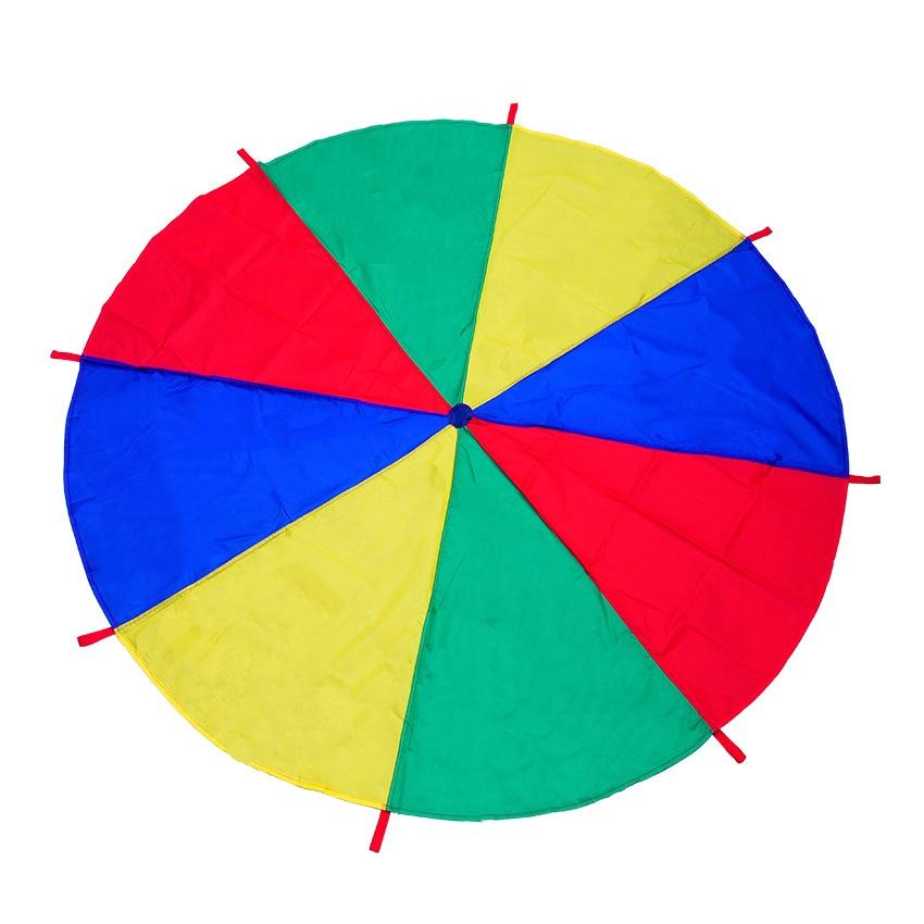 Rainbow Parachute Umbrella 2-6 Meter - Outdoor Children's Perception Training Game Parent-Child Interactive Activity Toys