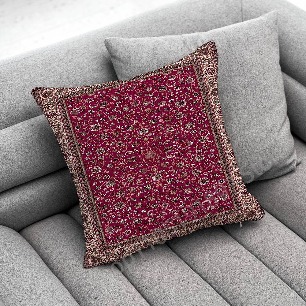 Persian Carpet Floral Pattern Throw Pillow Case For 50x50cm 40x40cm 55x55cm 45x45cm 30x30cm Square Bedroom Pillowcase Cover