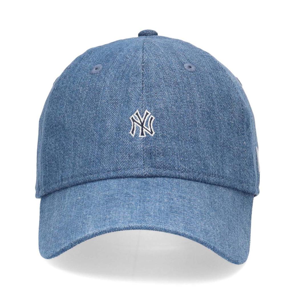 9TWENTY Mini Logo New York Yankees Kappe Denim x Marineblau [New Era] (Blaues Logo)