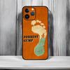 Classic Feel-Good Movie F-Forrest Gump Phone Case Black Matte Thin Phone Case For iPhone17 16 15 14 13 ProMax