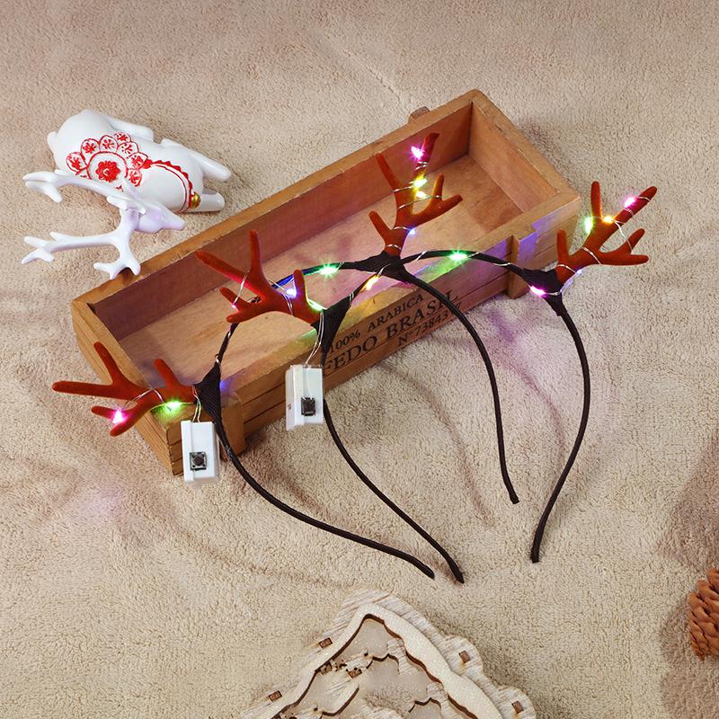 

Simple LED Antler Headband - Cute Christmas Jewelry