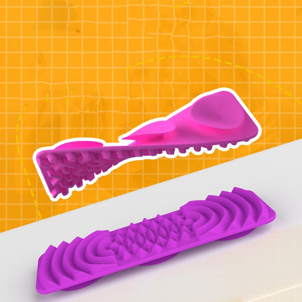 Silicone Texture Suction Cup Sensory Toy for Stress Relieve with Strong Adhesion for Office Home Bathroom Kitchen Supply