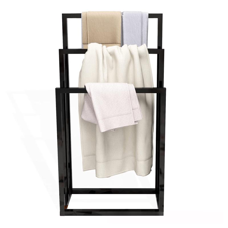 MDNG Wall-Mounted Towel Rack with Storage Shelf