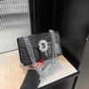 Pu Small Square Bag With Zipper Closure For Daily Casual Use