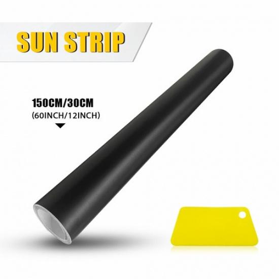 *5 Colors* Car Window Sun Visor Strip Tint Front Film Windshield UV Shade Banner