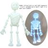 3D Printed Skeleton Model Poseable Magnetic Joints Halloween Decor Unique Gift Idea DIY Project Creative Craft Kit
