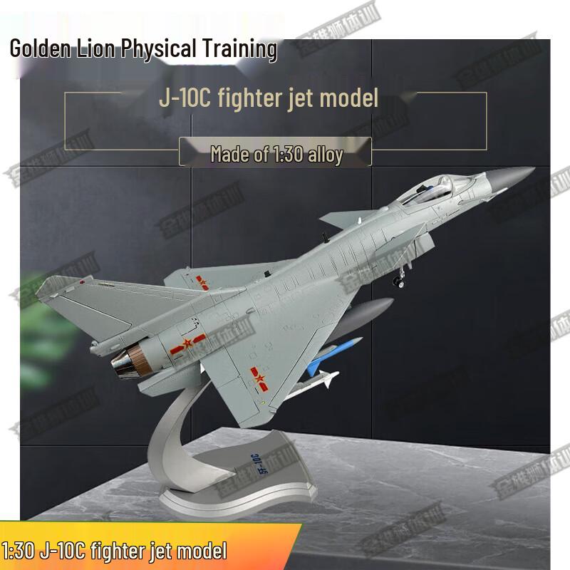 J-10C Fighter Jet 1:30 Scale Alloy Model