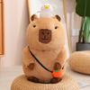 Vocal and Spit Bubbles Cute Sitting And Lieing capybara Plush Toys Cartoon Doll Soft Stuffed Children's Gift Home Decoration