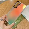 Reflective Matte Case For Samsung S23 S22 S21 Plus Ultra S20 FE A51 A71 A72 A52 A22 A73 A53 A13 A23 A54 A34 A24 A14 Note20 Cover