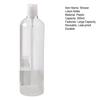 500ml Empty Shampoo Bottle Large Capacity Good Sealing Leak-proof Reusable Shatterproof Handwashing Shampoo Dispenser Empty Bottle for Bathroom