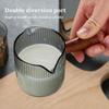 120Ml Espresso Shot Glass Wood Handle Single Double Mouth Coffee Measuring Cup Dual Scale Mug