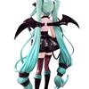 Anime Little Devil Hatsune Miku Raccoon Dark Angel Desktop Cute Model Peripheral Ornaments Gifts PVC Kid Friendly Entertaining Fun Play Safe