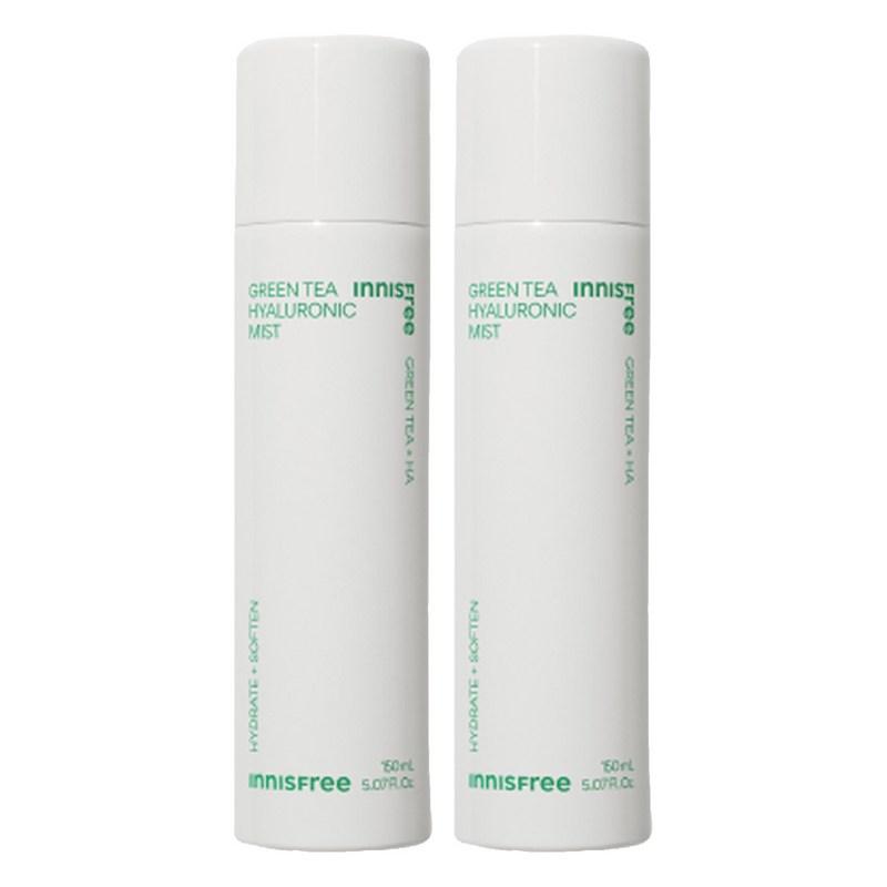 Innisfree Green Tea Hyaluronic Acid Mist, 150ml, 2 pcs
