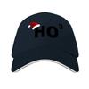 Hohoho H Santa Hat Christmas Baseball Cap Summer Hat Hats for Unisex New In Hat Unisexs Big Size Caps Women Unisexs