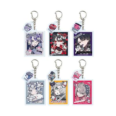 Kei Mochizuki X Sanrio Characters 01 [Collaboration Illustration] Acrylic Keychain with Parts, Box of 6