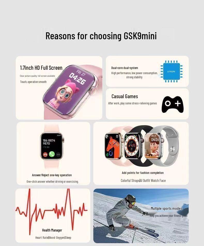 Huaqiangbei S10 Smartwatch: Multifunctional Bracelet with Bluetooth Calls, Pedometer, Heart Rate Monitor & Sports Tracking