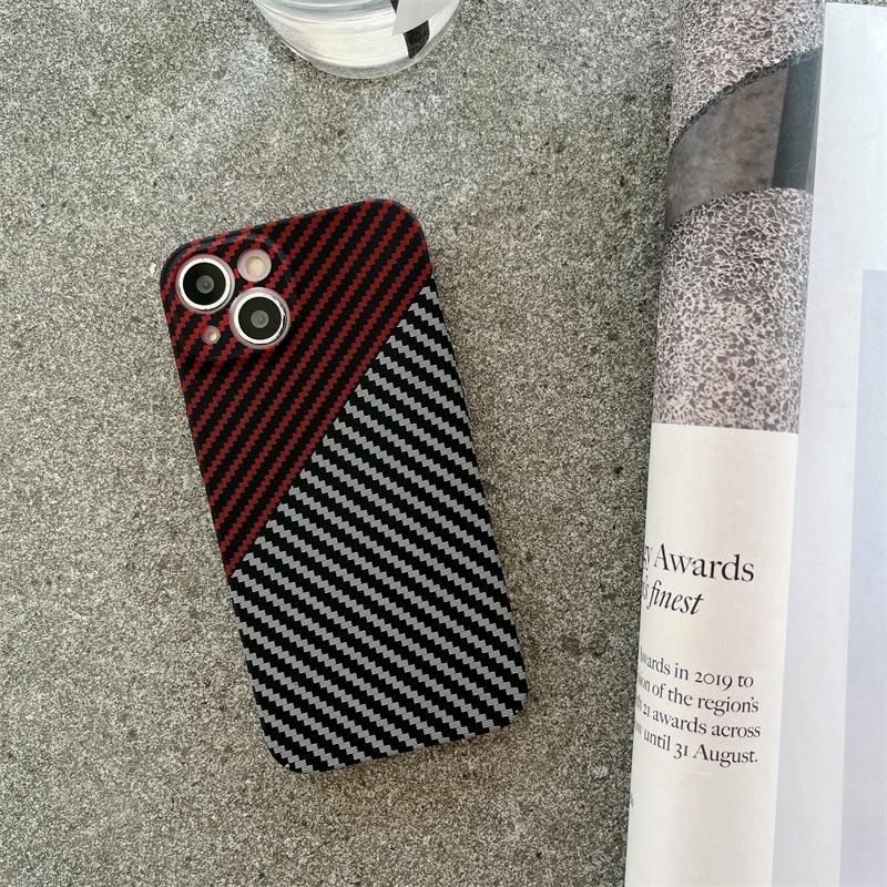 Carbon Fiber Kevlar Suitable for IPhone 16 Promax Phone Case Lens All Inclusive Apple 15 Ultra Thin Protective Case