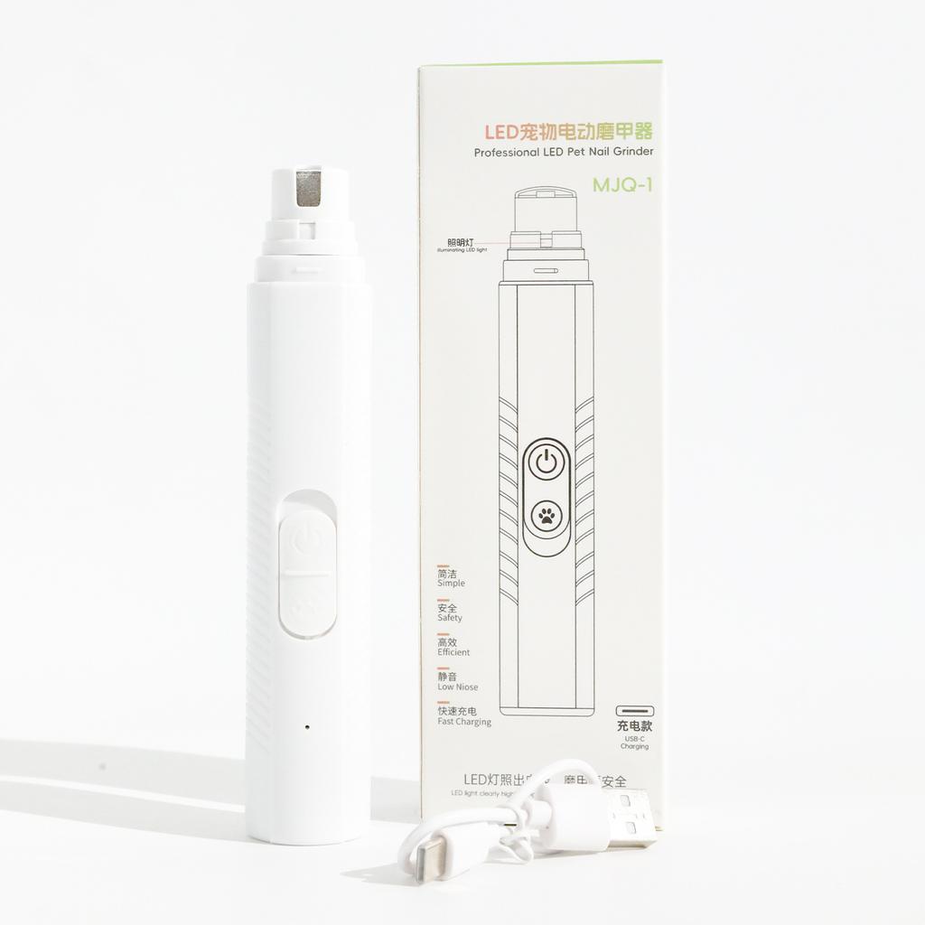 Dog Nail File - Large and Small Size Dog Paw Electric Nail Grinder - Cat Nail Clipper for Nail Trimming - Pet Supplies