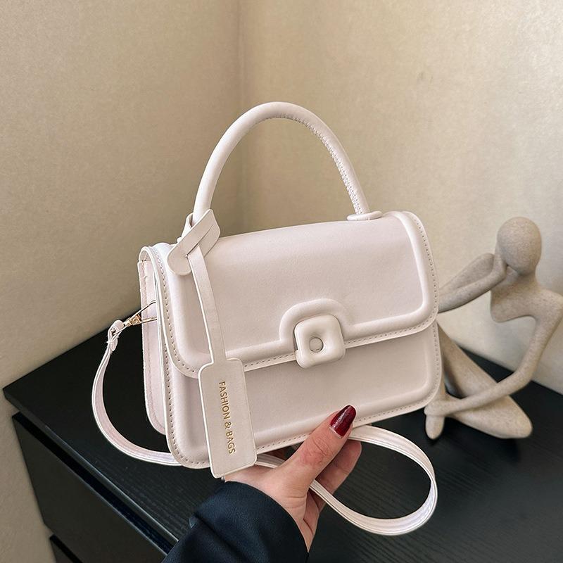 Summer New Simple Small Square Bag, High-quality Texture Portable Small Bag, Versatile Shoulder Messenger Bag