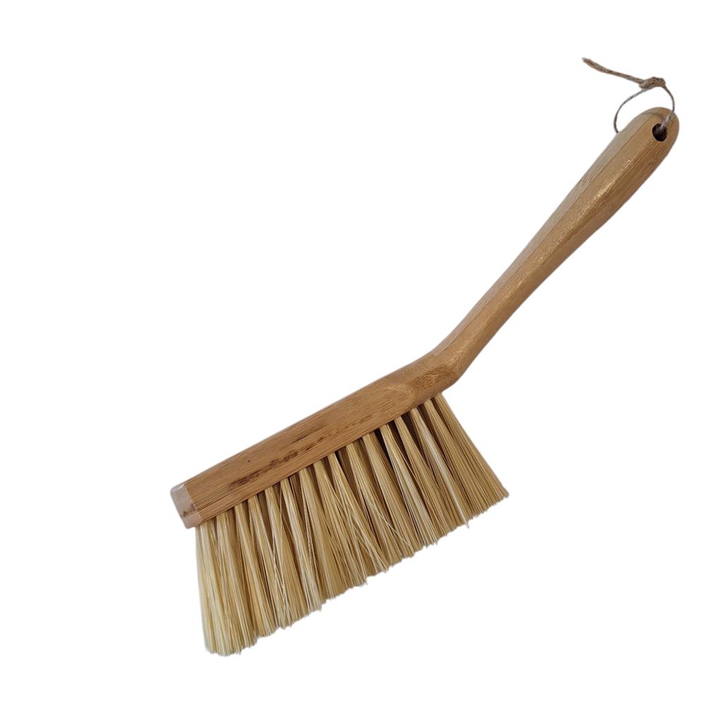 Eco Wooden Dust Pan With Brush For Cleaning Up Dust And Garbage