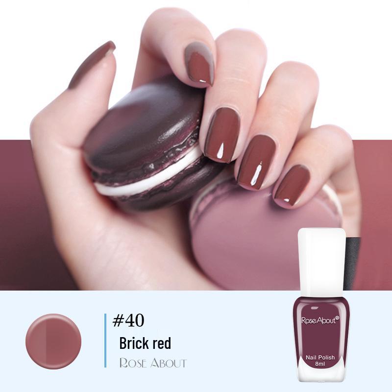 Aurora Nude Water-Based Peelable Nail Polish - Summer Long-Lasting, Eco-Friendly, Odorless, No-Bake, Free Shipping