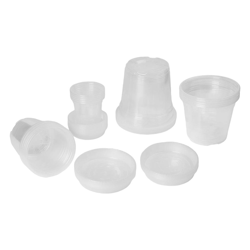Clear Flowerpot Drainage Hole Pot Indoor Gardening Outdoor Planters Effective Drainage Design Indoor And Outdoor Usage