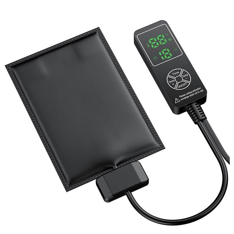 

A60Z5W Reptile Heat Pad With Digital Thermostat & Timer 7 X 5Inch Reptile Heating Pad Tank Heater Terrarium Heat Mat US Plugmay