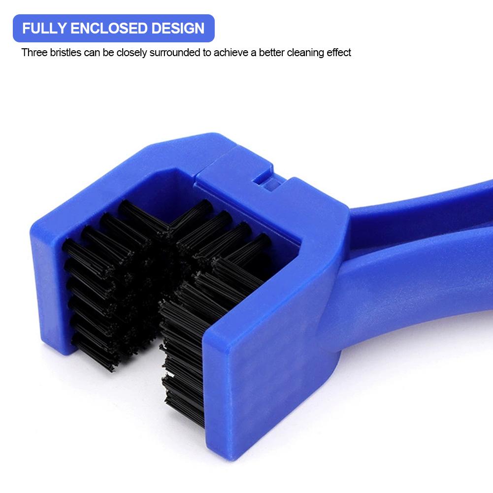 Universal-Motorrad-Fahrradkettenwaschbürsten Felgenpflege Reifenreinigung Fahrradgetriebe Kettenwartungsreiniger Schmutzbürste Reinigungswerkzeug