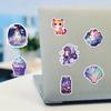 10/30/50PCS Fantasy Purple Cute Cartoon Stickers Aesthetic DIY Laptop Luggage Skateboard Graffiti Decals Fun for Kids Toys Gift