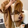 Fashi Versatile Popularity Crossbody Bags for Women 2026 New Retro Hot Trendy Stylish Design Faux Suede Square Shoulder Bags