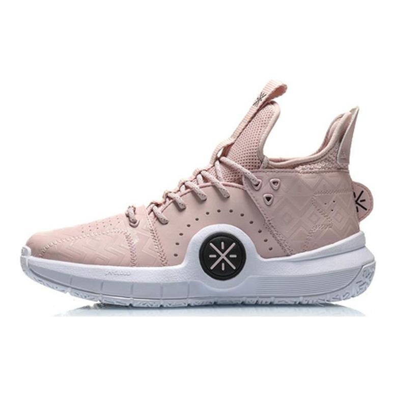 Li Ning Wade Collection Comfortable Cushioning Support Mid top Basketball Shoes Men's Coffee & Tea Red ABAP079-4