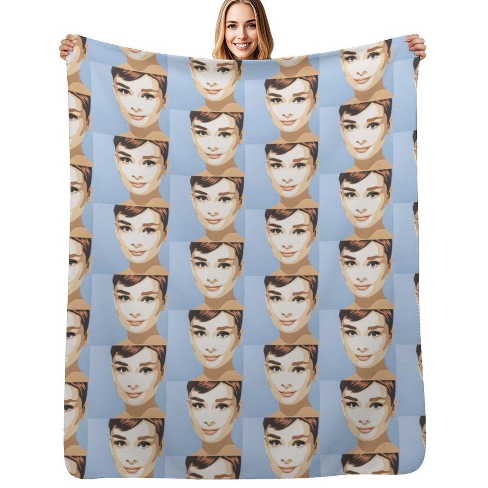 I Believe In Pink Throw Blanket Cozy Microfiber Throw Blanket for Home Bedroom Size: 75*100cm, Weight: 230 GSM