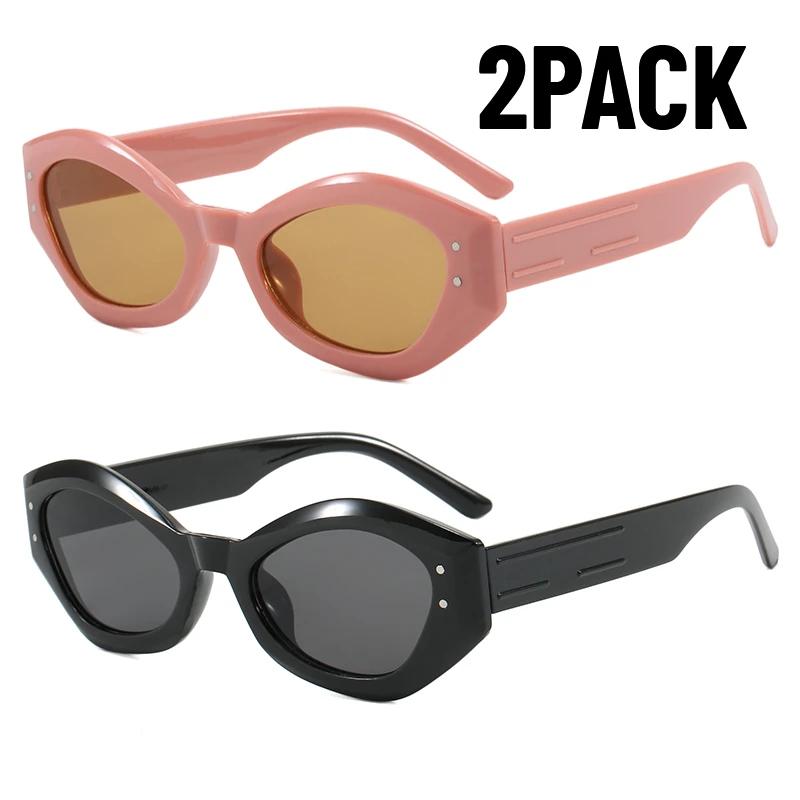1PACK Luxury Cat Eye Women Sunglasses Small Frame Oval Glasses Female Trendy Eyewear Fashion Brand Shades Oculos De Sol