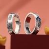 Adjustable Vintage Tibetan Palace Inspired Enamel Ring Men Women Boho Retro Statement Jewelry
