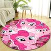 1pc My Little Pony2 Design Printed Area Round Carpet for Bedroom Living Room Home Decor Rugs Mat Non Slip Mat Rug for Bedside