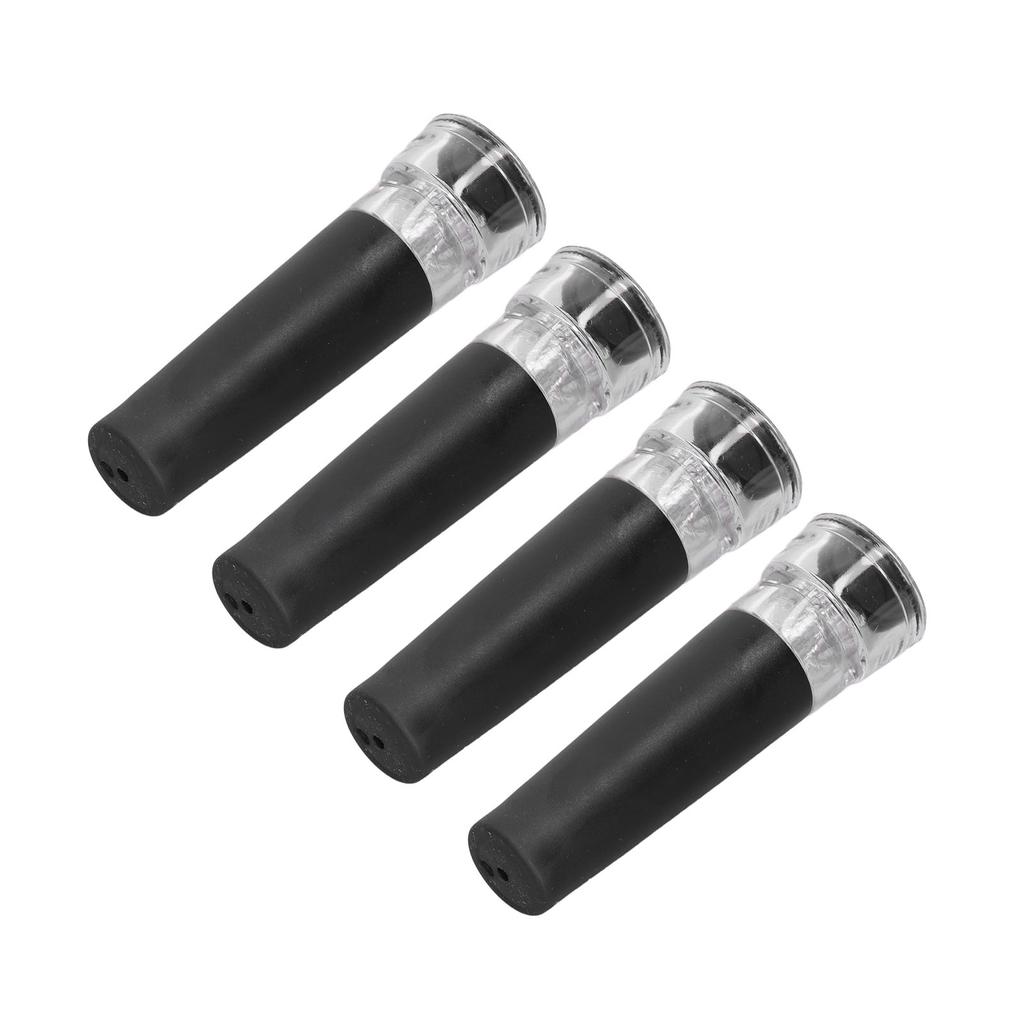 4 st Vakuumvinstoppar Saktar ner oxidationen Bevarar färskheten Läcksäkra Hållbara Återanvändbara Vinflaskproppar