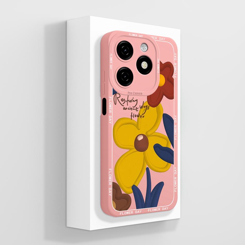 For Infinix Smart 8 Pro Plus Case Cute Panda Back Cover For Infinix Smart8 HD Phone Cases Soft Liquid Silicone Camera Protectors
