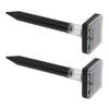 Mole Repellent Ultrasonic Solar Powered 2pcs Safe Portable Durable Vole Repeller For Garden