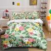 Colorful Floral Rose Pattern Print Soft Comfortable Duvet Cover Bedding Set Included 1*Duvet Cover  2*Pillowcases Luxury Gifts