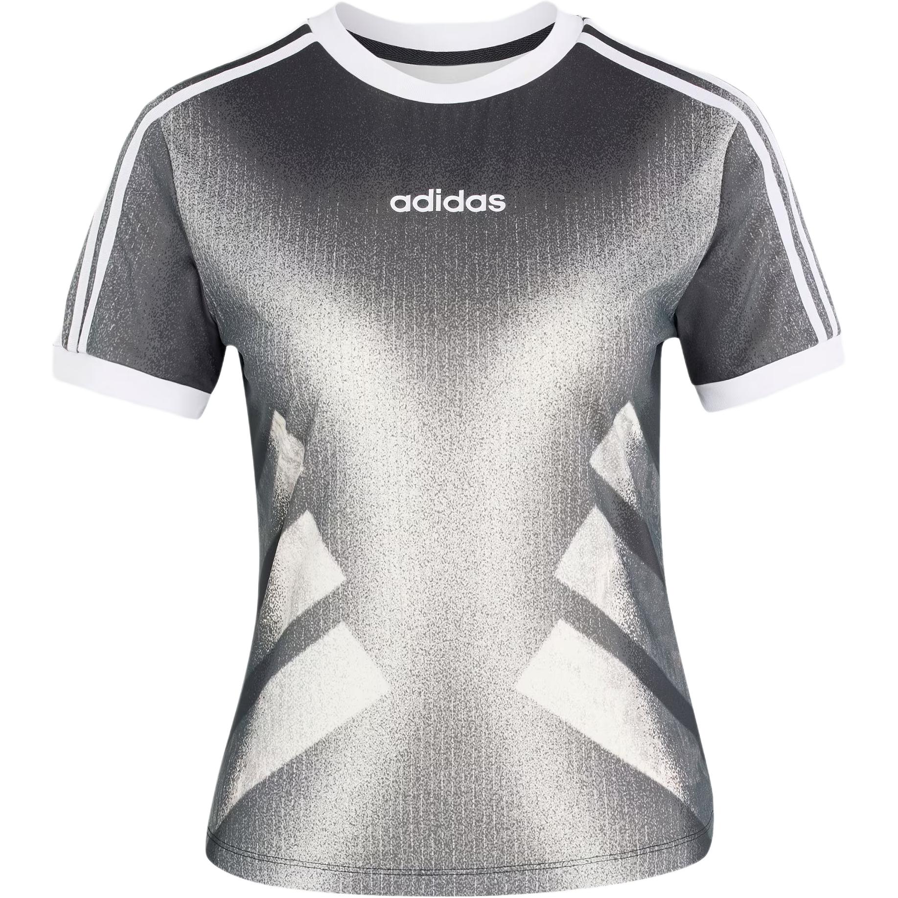 Adidas Originals Adilenium Sports Crew Neck Pullover Short Sleeve Regular T-Shirt Women tops KY5177 XS