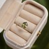 Li Luo Vintage Gold Gebürsteter 925 Sterling Silber Verstellbarer Damenring