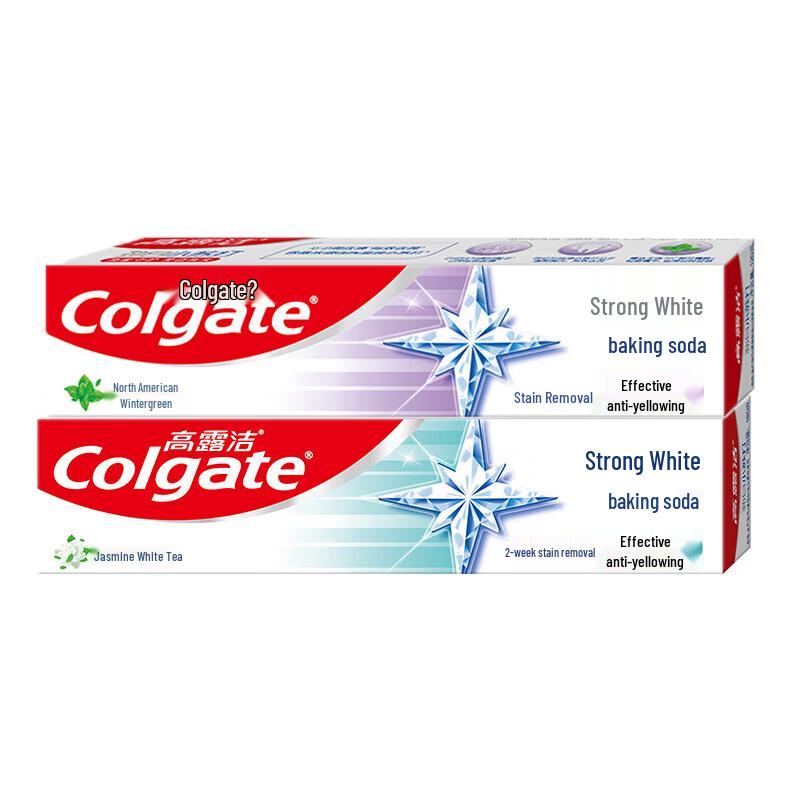 Colgate Powerful White Baking Soda Toothpaste Twin Pack