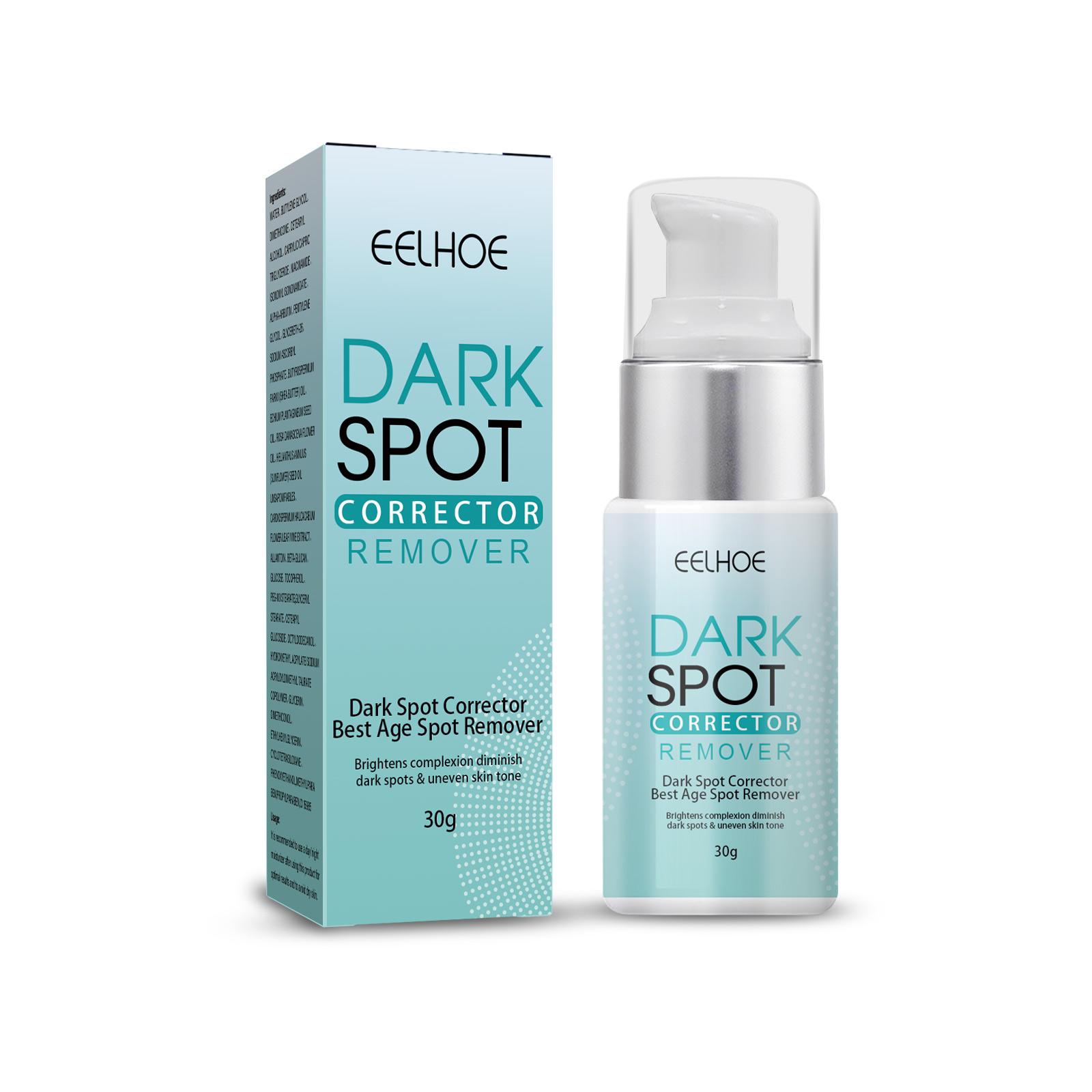 

Eelhoe Dark Spot Corrector Remover для улучшения увлажнения кожи Увлажнение лица Улучшает пятна Устраняет меланин кожи лица 30g Boxed